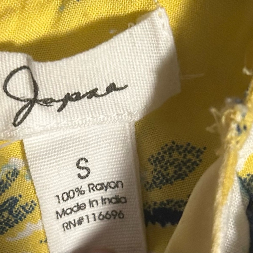 Japna Yellow and Blue Floral Maxi Dress - Picture 3 of 3